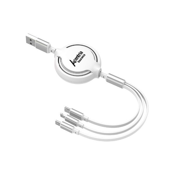 Picture of 4-in-1 Retractable Cord Keeper - White