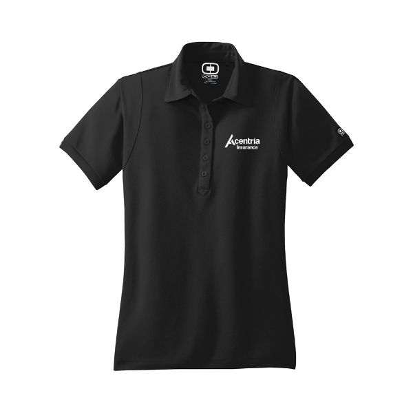 Picture of MADE TO ORDER - OGIO® Women's Caliber Jewel Polo  - Black