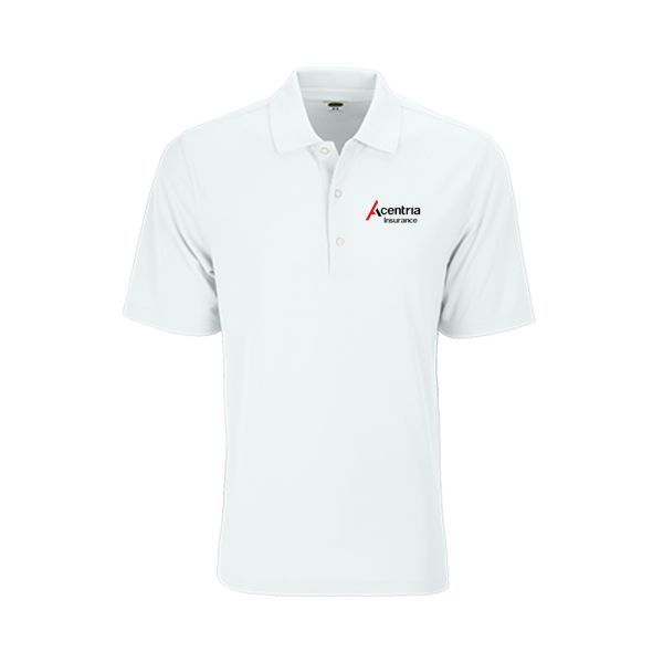 Picture of MADE TO ORDER - Greg Norman® Men's Play Dry Performance Mesh Polo - White