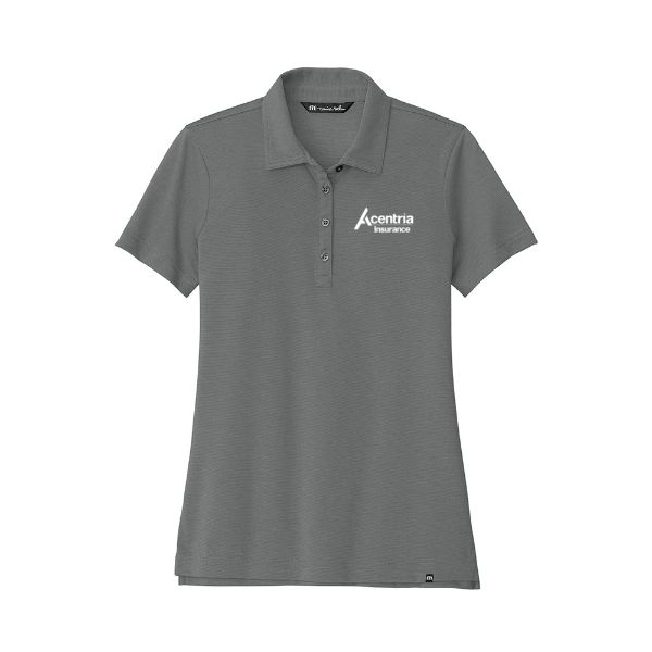 Picture of Greg Norman® Women's Play Dry Performance Mesh Polo - Dark Grey 