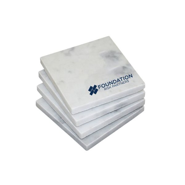 Picture of Marble Square Coaster Set of 4 (no holder)