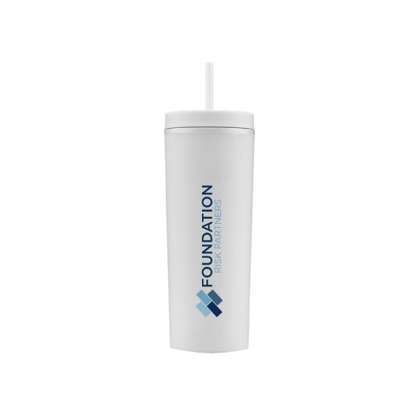 Picture of 18 oz Slique Tumbler - White