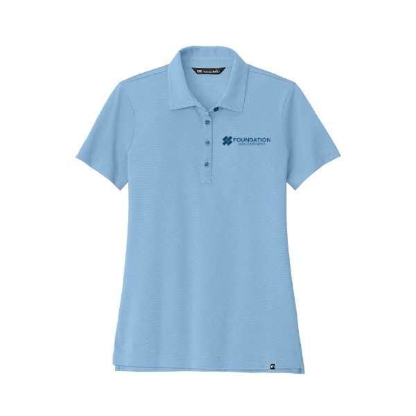 Picture of MADE TO ORDER - TravisMathew Women's Sunnyvale Polo - Strong Blue Heather