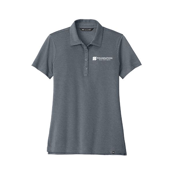 Picture of MADE TO ORDER - TravisMathew Women's Sunnyvale Polo - Blue Nights Heather