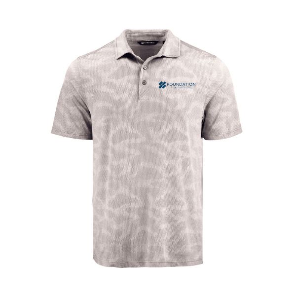 Picture of MADE TO ORDER - Men's Cutter & Buck Coastline Recycled Double Peached Polo - Concrete